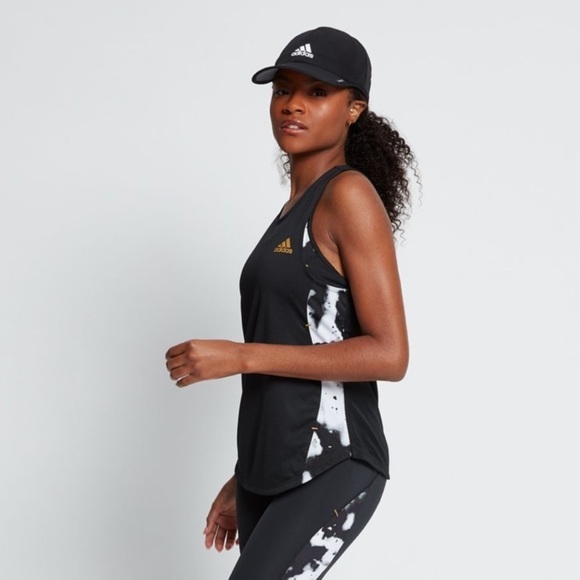 Adidas: Women's PrimeBlue Racerback Scoop Neck Athletic Workout Tank Top (NWOT) - Picture 1 of 11